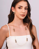 Brinco Oval Duplo Liso Mix de Banhos