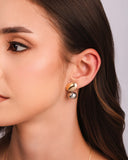 Brinco Oval Duplo Liso Mix de Banhos