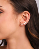 Ear Cuff Pérolas Banhado a Ouro 18K