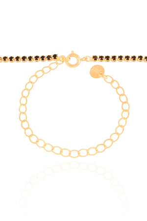 Choker Riviera Onix 2 mm Banhado a Ouro 18K