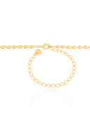 Choker Plaquinhas Lisas Douradas Banhado a Ouro 18K