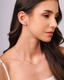 Gargantilha Veneziana Pérola 5 mm Ródio Branco - 40 cm