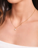 Gargantilha Veneziana Gota Orgânica Cristal Banhado a Ouro 18K - 40 cm