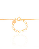 Gargantilha Veneziana Gota Orgânica Cristal Banhado a Ouro 18K - 40 cm