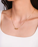 Gargantilha Veneziana Bolinhas Lisas 6 mm Banhado a Ouro 18K - 45 cm