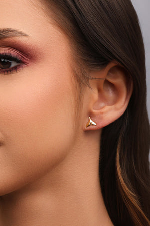 Brinco Cauda de Sereia 8 mm Banhado a Ouro 18K