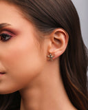 Brinco Estrela do Mar 1.5 cm Banhado a Ouro 18K