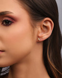 Brinco Estrela do Mar 8 mm Banhado a Ouro 18K