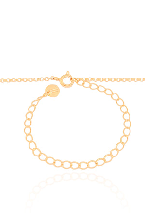 Choker Elos Caudas de Sereia Pontos de Luz Cristal Banhado a Ouro 18K