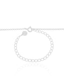 Choker Elos Caudas de Sereia Pontos de Luz Cristal Ródio Branco