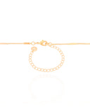 Choker Grumet Plaquinhas Achatadas 2 mm Banhado a Ouro 18K