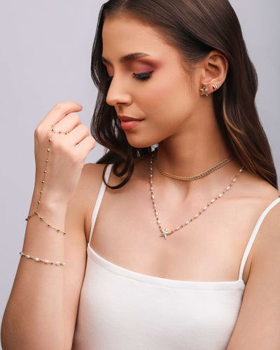 Choker Chinesca 5 mm Banhado a Ouro 18K - 32 cm