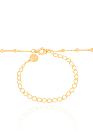 Choker Bolinhas e Medalhas Lisas Banhado a Ouro 18K