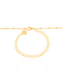 Choker Bolinhas e Medalhas Lisas Banhado a Ouro 18K