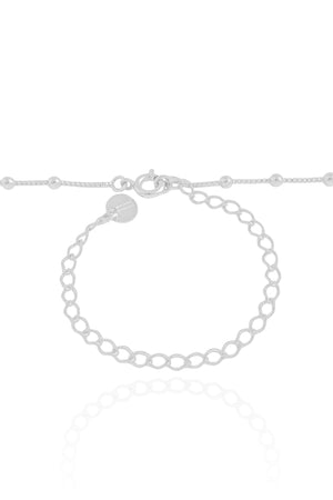 Choker Bolinhas e Medalhas Lisas Ródio Branco