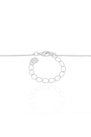 Gargantilha Veneziana Peixe 8 mm Ródio Branco - 45 cm