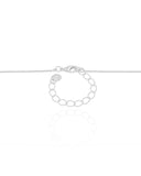 Gargantilha Veneziana Peixe 8 mm Ródio Branco - 45 cm
