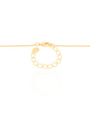 Gargantilha Veneziana Sol Vazado Banhado a Ouro 18K - 45 cm