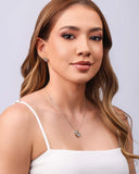 Conjunto Mandala Gotas Coloridas Ródio Branco