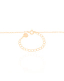 Gravata Elos Pontos de Luz Cristal 5 mm Banhado a Ouro 18K