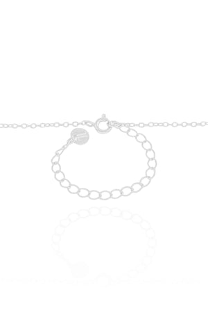 Gravata Elos Pontos de Luz Cristal 5 mm Ródio Branco