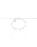 Gravata Elos Pontos de Luz Cristal 5 mm Ródio Branco