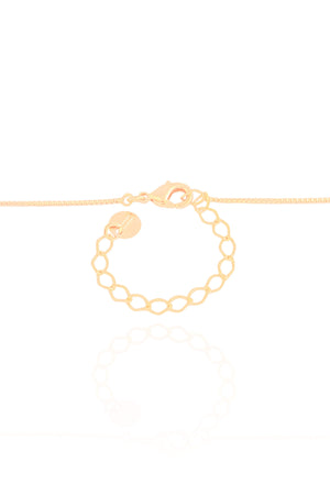 Gargantilha Veneziana Pingentes Geométricos Coloridos Banhado a Ouro 18K - 45 cm