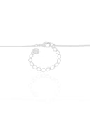 Gargantilha Veneziana Pingentes Geométricos Coloridos Ródio Branco - 45 cm