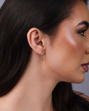 Brinco Gancho Bola Lisa 1.8 cm Ródio Branco