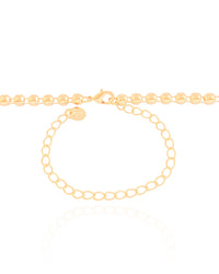 Choker Bolinhas Lisas Banhado a Ouro 18K