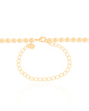 Choker Bolinhas Lisas Banhado a Ouro 18K