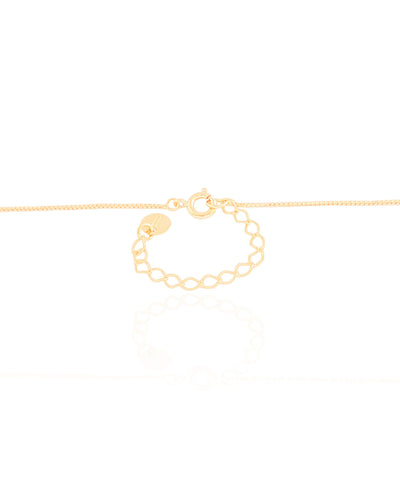 Gargantilha Veneziana Coração Cravejado Colorido Banhado a Ouro 18K - 40 cm