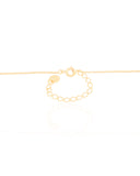 Gargantilha Veneziana Coração Cravejado Colorido Banhado a Ouro 18K - 40 cm