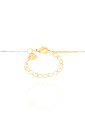 Gargantilha Veneziana Flor 2.0 cm Banhado a Ouro 18K - 45 cm