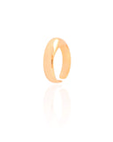 Anel Liso Tamanho 25 Banhado a Ouro 18K