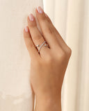 Anel X Bola Lisa Cravejado Cristal Tamanho 25 Ródio Branco