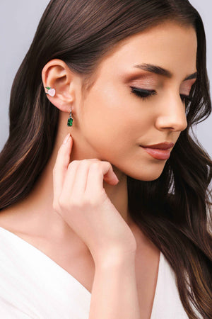 Piercing Pêra Ródio Branco