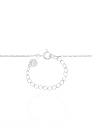 Gargantilha Ponto de Luz Topázio 4 mm Ródio Branco - 40 cm