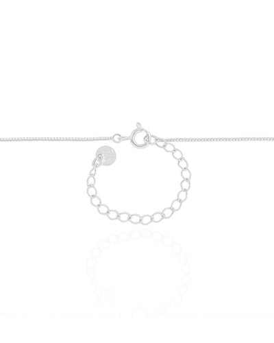 Colar Ponto de Luz Topázio 4 mm Ródio Branco - 40 cm