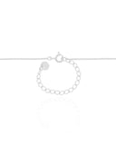 Gargantilha Ponto de Luz Topázio 4 mm Ródio Branco - 40 cm