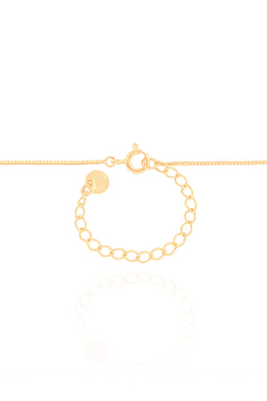 Gargantilha Veneziana Círculo Pontos de Luz Coloridos Banhado a Ouro 18K - 40 cm