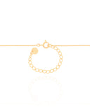 Gargantilha Veneziana Círculo Pontos de Luz Coloridos Banhado a Ouro 18K - 40 cm