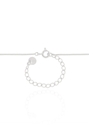 Gargantilha Veneziana Círculo Pontos de Luz Coloridos Ródio Branco - 40 cm