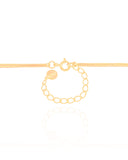 Gargantilha Dupla Árvore da Vida e Ponto de Luz Rubi Banhado a Ouro 18K