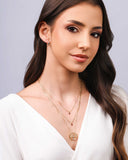 Gargantilha Ponto de Luz Rubi 4 mm Banhado a Ouro 18K - 40 cm