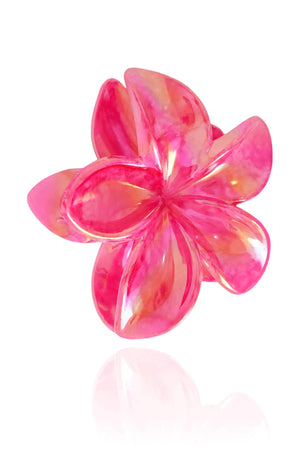 Presilha Flor Pink Perolado