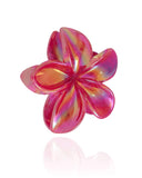 Presilha Flor Rosa Perolada