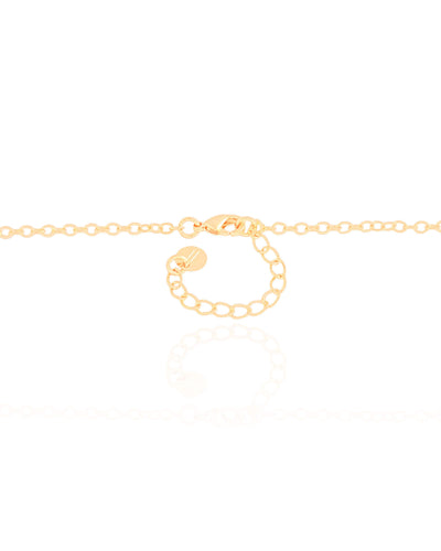 Colar Gotas Coloridas Banhado a Ouro 18K - 45 cm