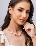 Gargantilha Elos Orgânico Pérolas Barrocas Banhado a Ouro 18K