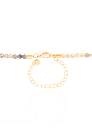 Choker Cristais Coloridos 4 mm Banhado a Ouro 18K